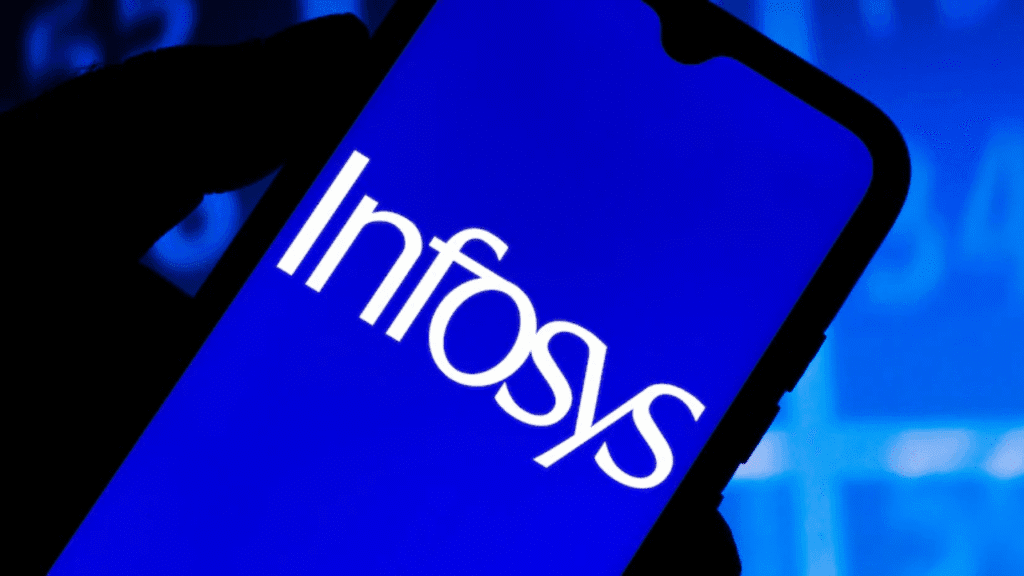 Infosys मुख्यालय का बाहरी दृश्य, जहाँ FY25 की चौथी तिमाही के नतीजे घोषित किए गए।