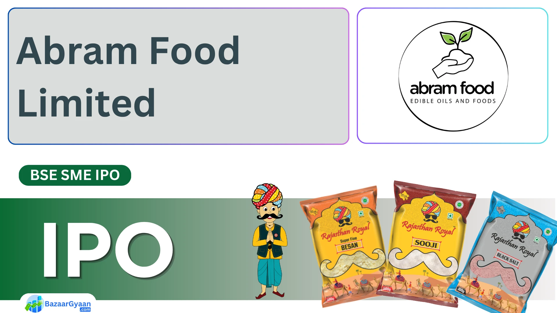 Abram Food IPO Overview and Key Dates Abram Food IPO subscription details and listing information