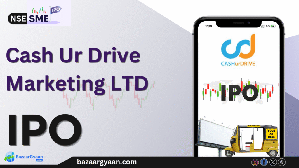 Cash Ur Drive Marketing IPO details including price band, lot size, dates, and listing information