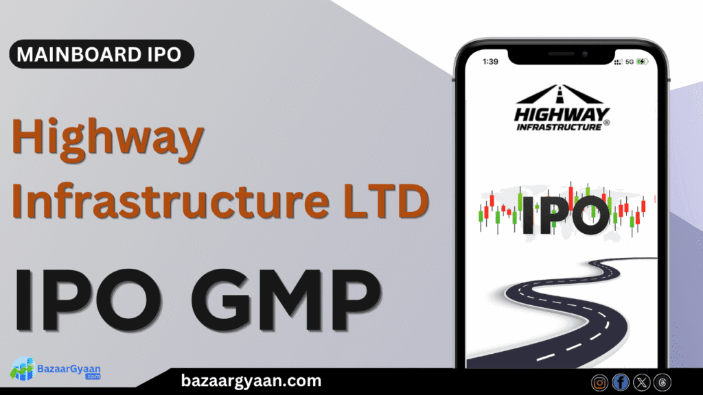 Highway Infrastructure IPO GMP trend and listing details chart