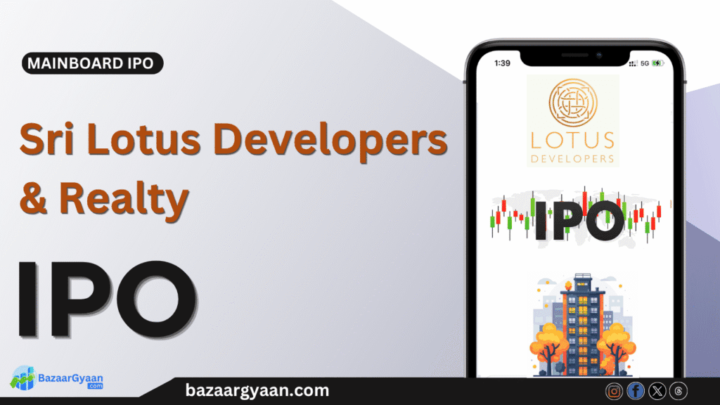 Sri Lotus Developers IPO details with price band, lot size, and listing date information