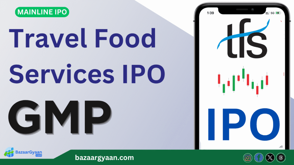 Travel Food Services IPO GMP आज का ग्रे मार्केट प्रीमियम | TFS IPO Price, GMP, और Listing Gain की जानकारी