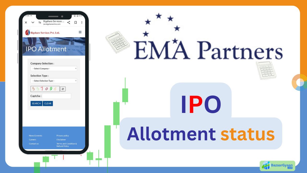 EMA Partners SME IPO Allotment Status Online