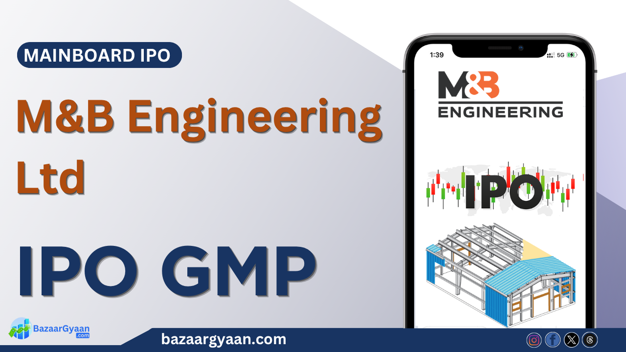 M&B Engineering ltd ipo gmp M&B Engineering IPO GMP today – Latest Grey Market Premium update with listing expectations