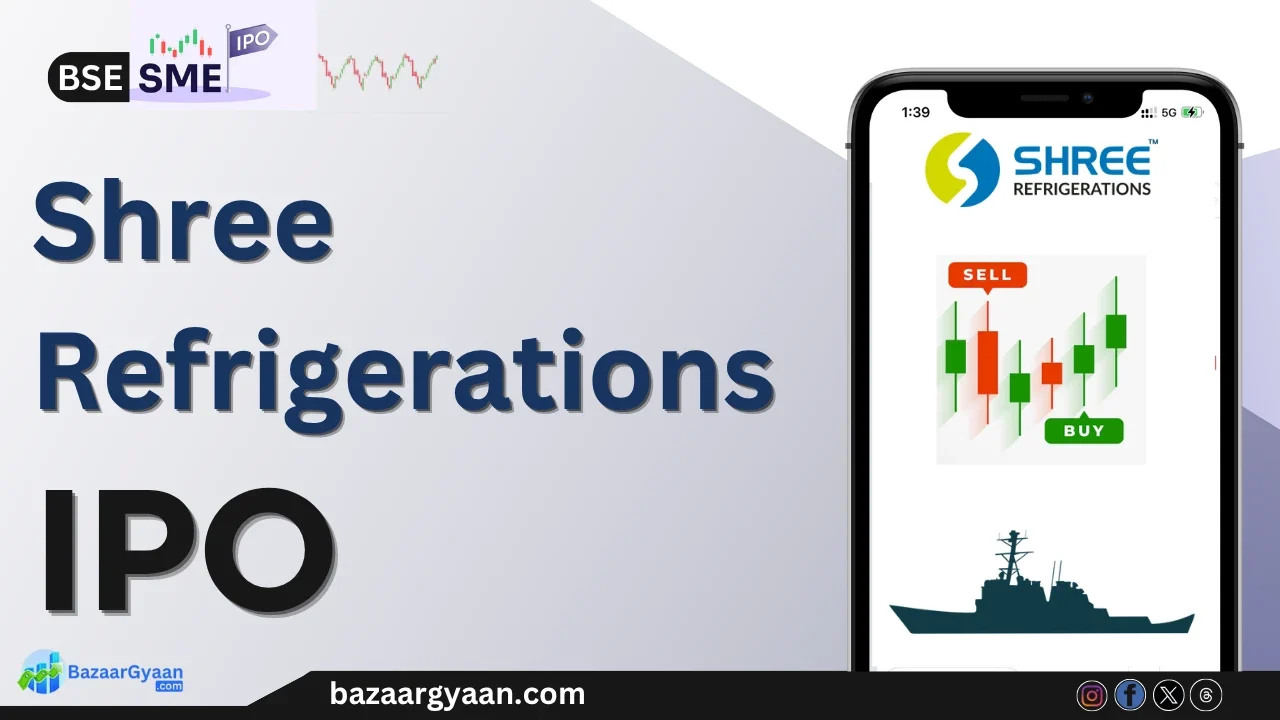 Shree Refrigerations IPO details with price band and subscription dates.